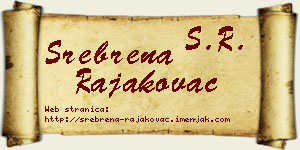Srebrena Rajakovac vizit kartica